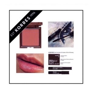 New KORRES Best of Makeup Set Natural Glow Trio